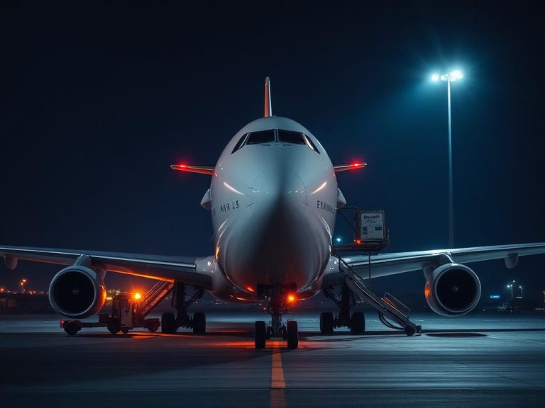 Air cargo loaded onto a plane — air freight from Jordan via Queen Alia