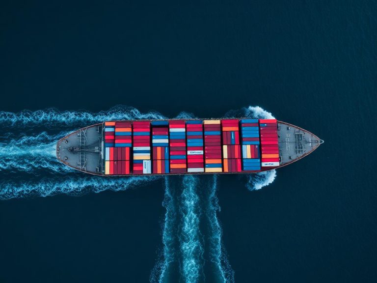 Stacked shipping containers — ocean freight to Jordan via Aqaba Port