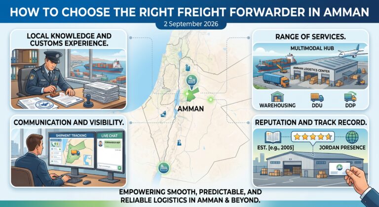 How to choose the right freight forwarder in Amman, Jordan | Vertex Logistics