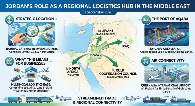 Jordan's role as a regional logistics hub in the Middle East | Vertex Logistics